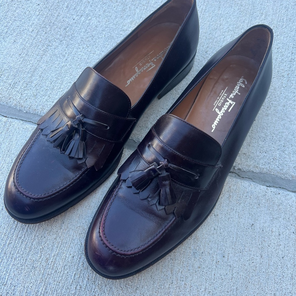 Men’s Ferragamo Leather Shoes